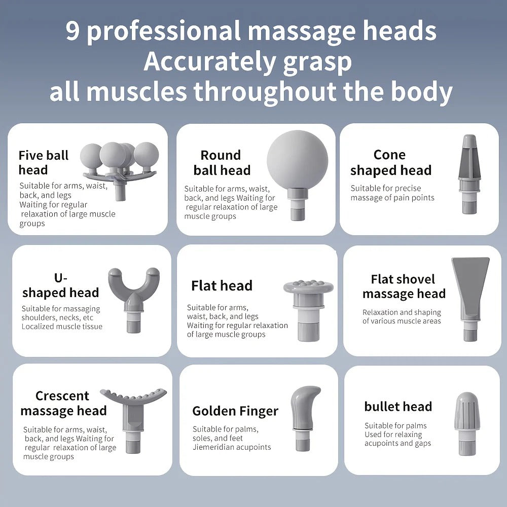 Rechargeable Massage Gun with 6-Speed Settings product image 9
