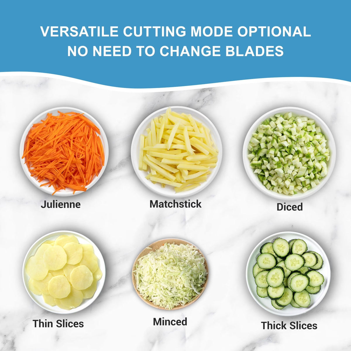 Multi-Blade Vegetable Slicer and Food Chopper product image 8