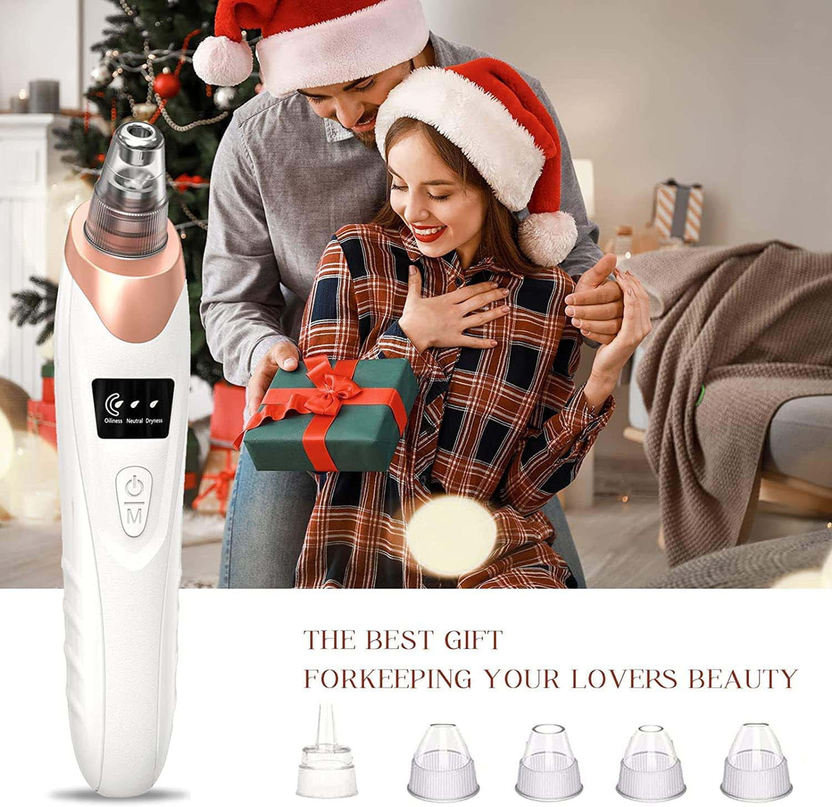 Rechargeable Electric Facial Cleansing Brush with 4 Interchangeable Brush Heads product image 7