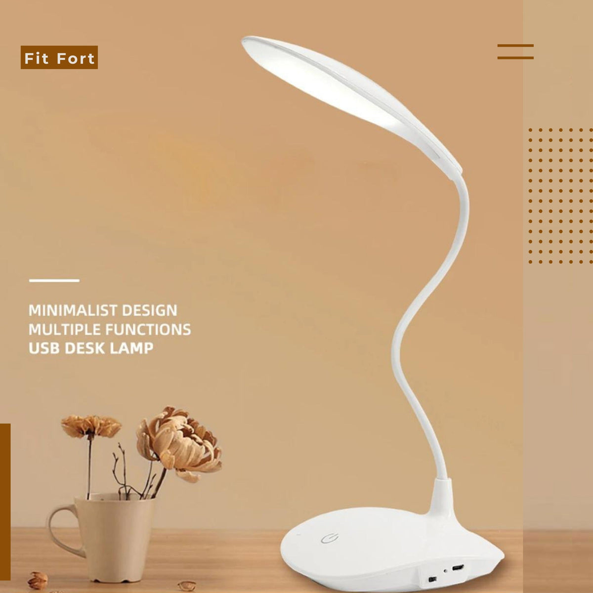 Portable 360° Adjustable LED Desk Lamp with 3 Brightness Levels product image 11