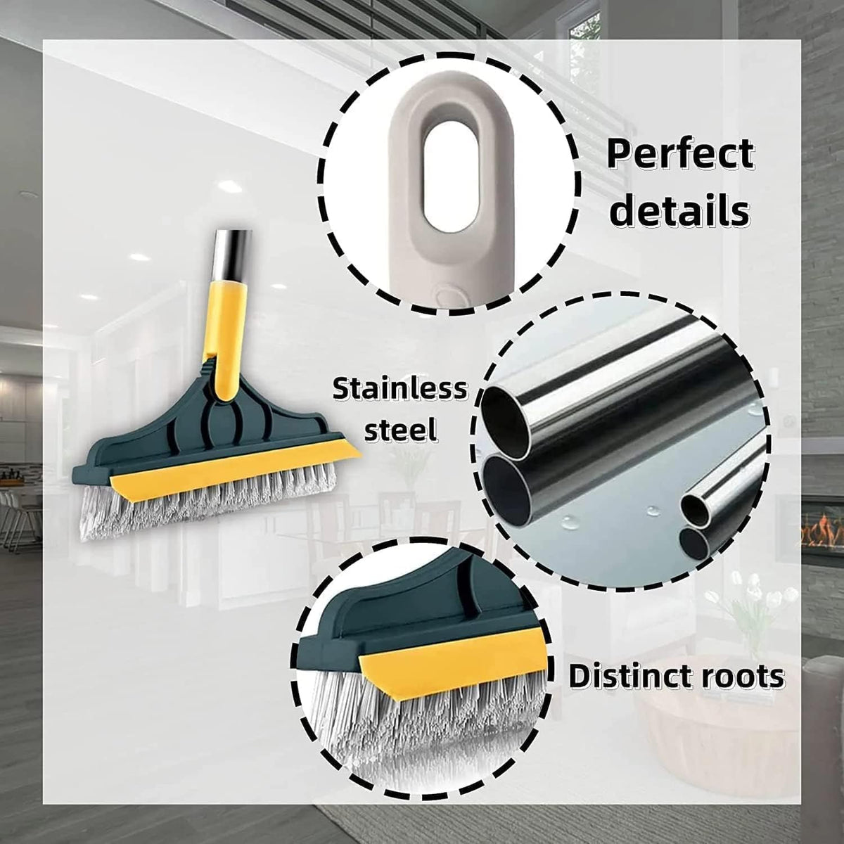Bathroom Cleaning Brush with Long Handle product image 8
