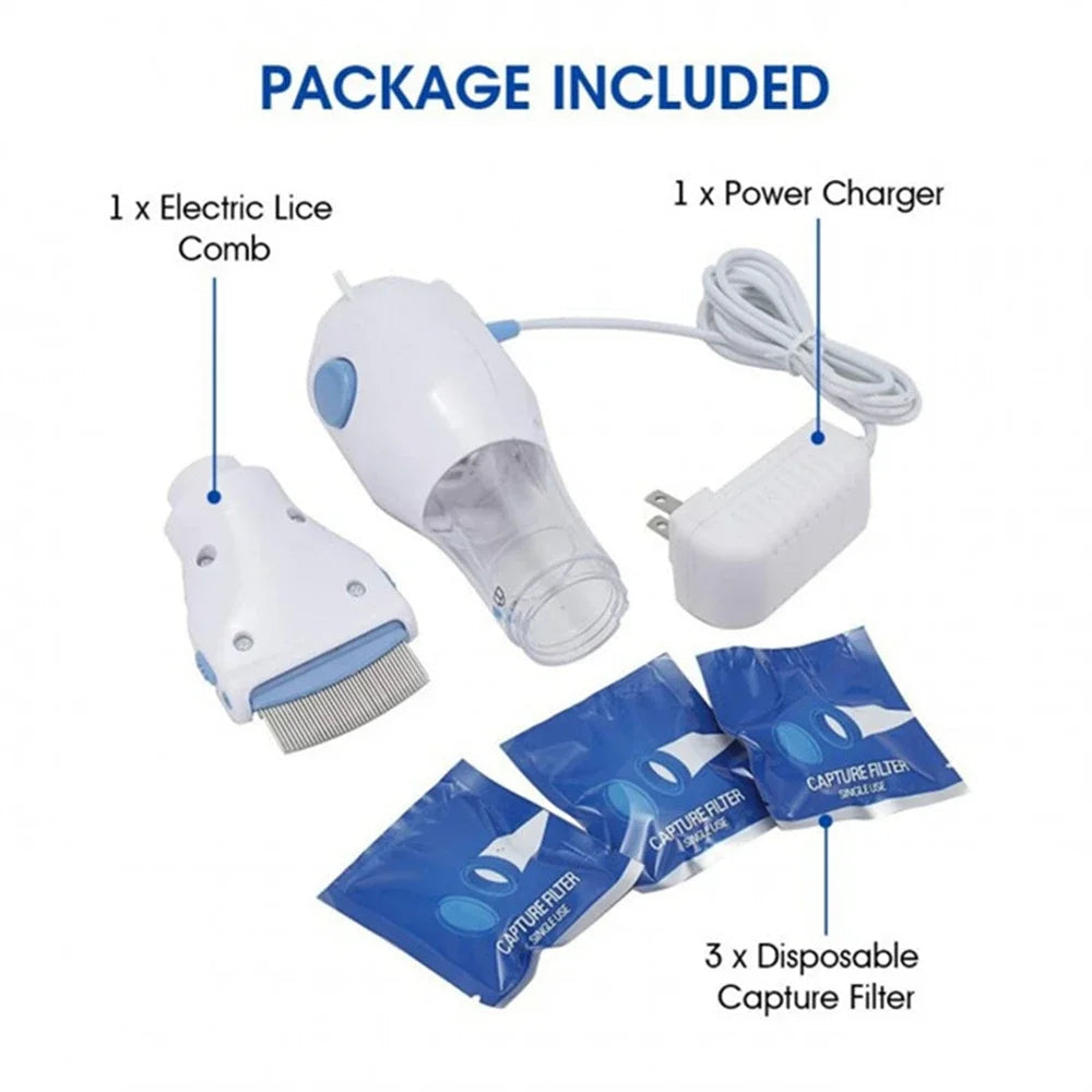 Electronic Hair and Scalp Comb with Disposable Filter System product image 7