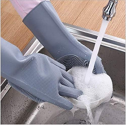 Silicone Dishwashing Cleaning Gloves product image 7