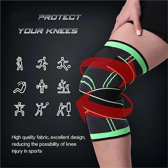 Professional Knee Compression Sleeve with Adjustable Straps product image 5