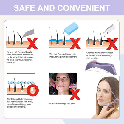 Manual Facial Threading Hair Removal Tool for Women product image 9