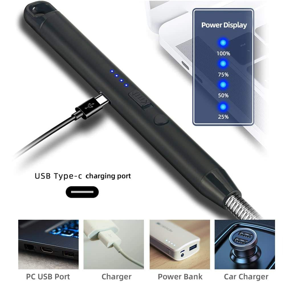 USB Rechargeable Electric Arc Lighter with Long Neck product image 5
