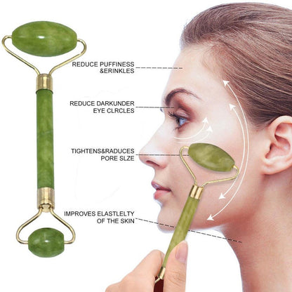 Jade Face Roller and Gua Sha Stone Set product image 5