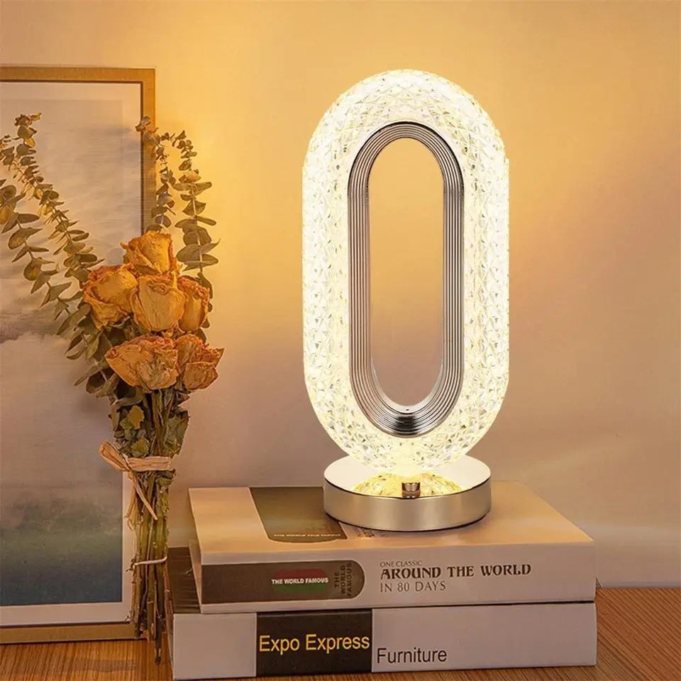Modern Iron Crystal Table Lamp product image 5