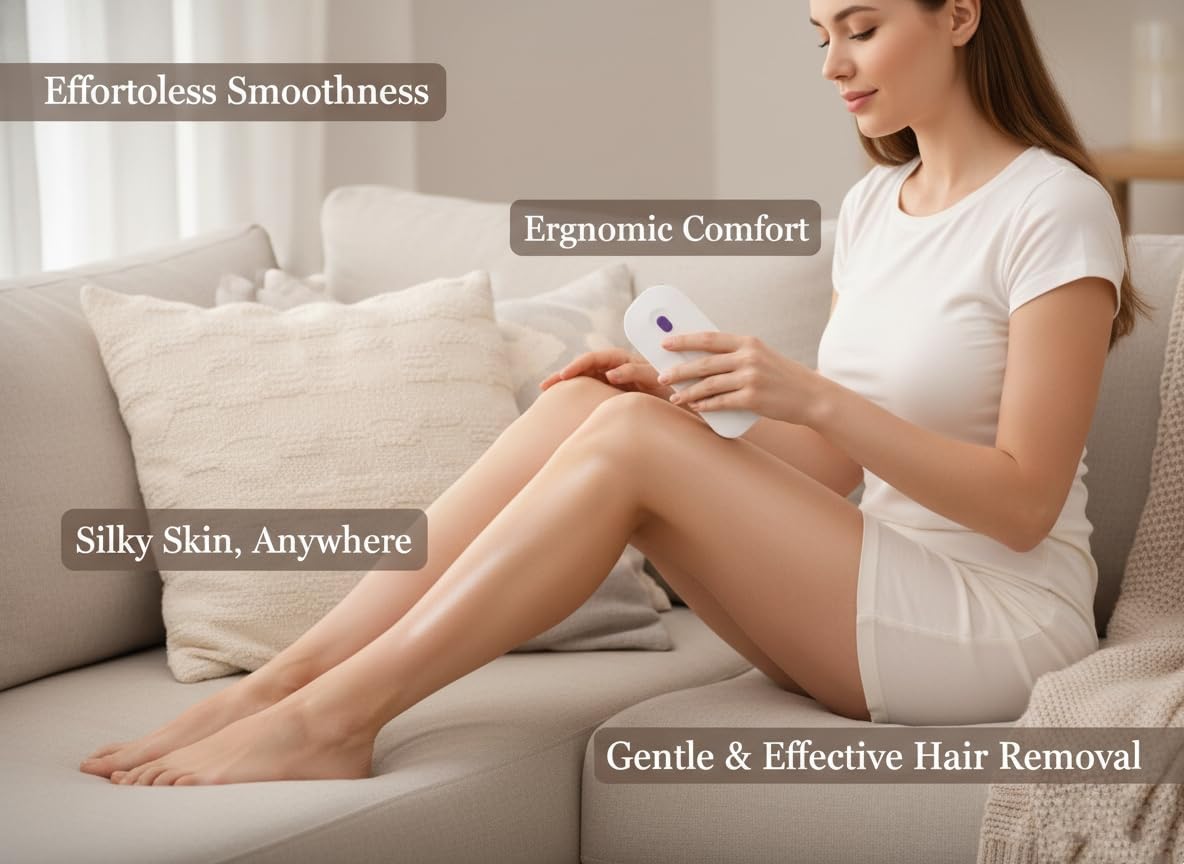 Rechargeable Electric Hair Remover with Sensor Light Technology product image 7