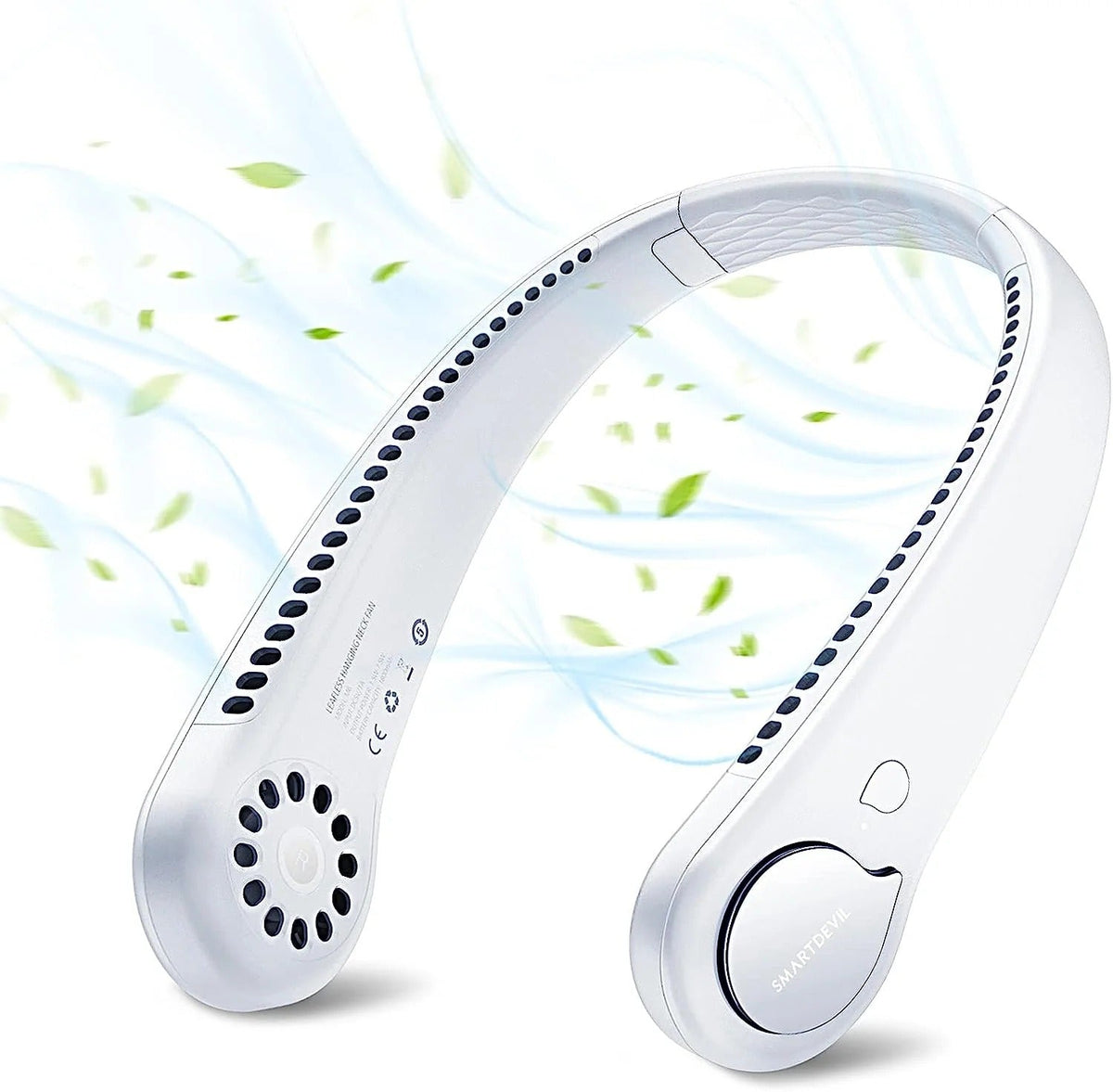 Portable Bladeless Neck Fan, Hands-Free Rechargeable Wearable Personal Fan product image 1