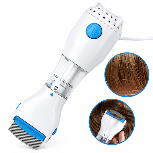 Electronic Hair and Scalp Comb with Disposable Filter System product image 1