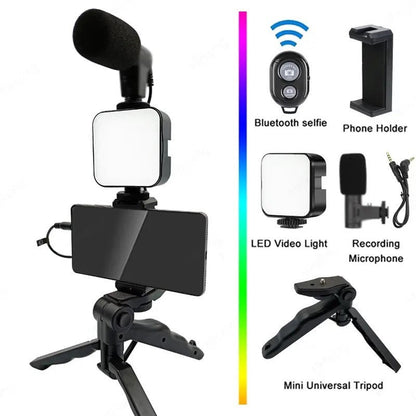 Professional Vlogging Kit with Tripod, Microphone product image 7