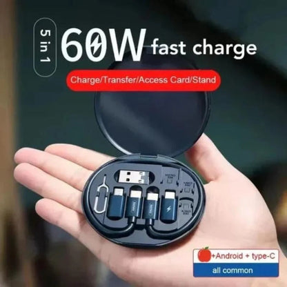 Mini Data Cable Storage Box with 60W Fast Charging Cable product image 4