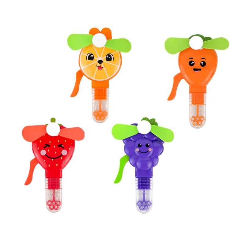 Hand Press Mini Fan with Bubble Blower for Kids product image 5