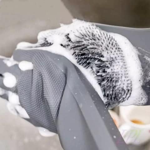 Silicone Dishwashing Cleaning Gloves product image 3