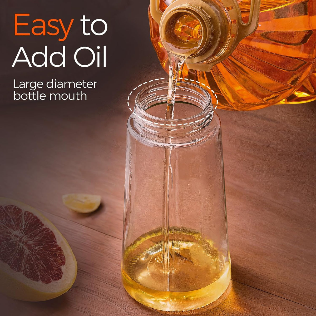 2-in-1 Oil Dispenser & Sprayer Bottle for Kitchen product image 6