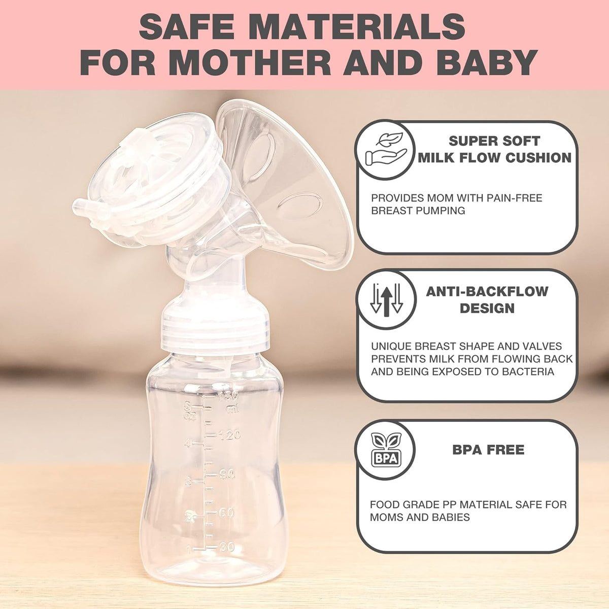 Electric Breast Pump with 150ml Bottle product image 3