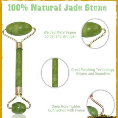Jade Face Roller and Gua Sha Stone Set product image 4
