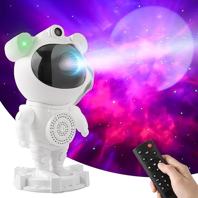 Astronaut Galaxy Star Projector Night Light with Bluetooth Speaker product image 2