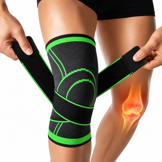 Professional Knee Compression Sleeve with Adjustable Straps product image 1