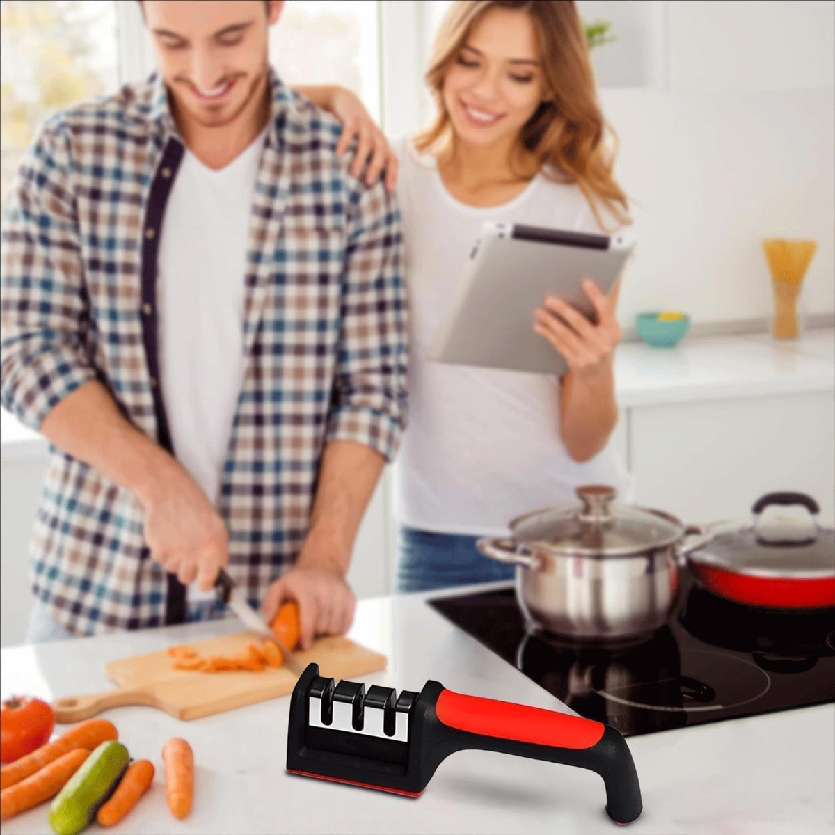 Professional Knife and Scissors Sharpener with Non-Slip Base product image 7