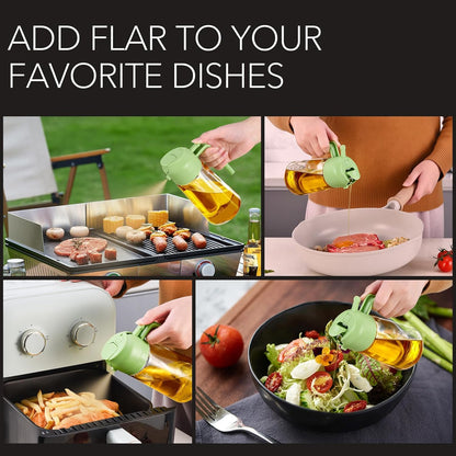 2-in-1 Oil Dispenser & Sprayer Bottle for Kitchen product image 9