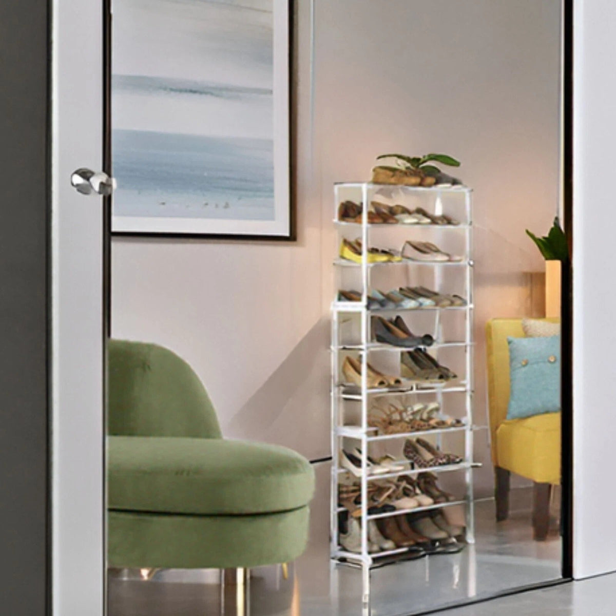 10-Tier Tall Shoe Rack Storage Organizer product image 5