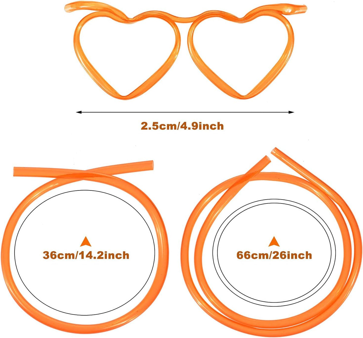 Crazy Glasses Drinking Straws for Kids & Adults product image 3