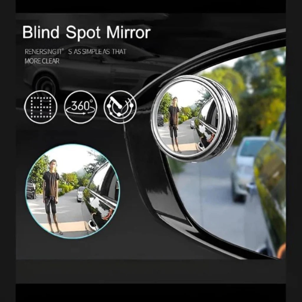 Car Blind Spot Mirror Set, 2 Pcs Round Original Glass Convex Mirrors product image 5