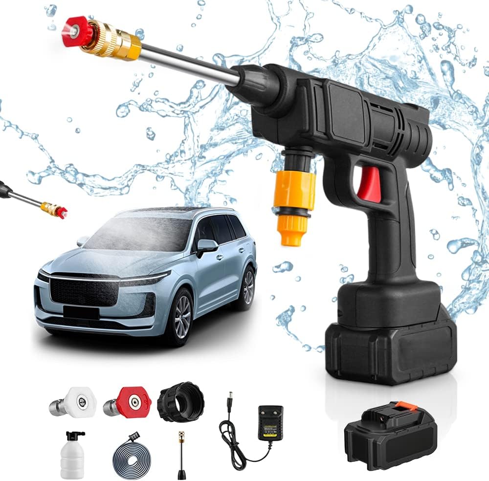 Portable Cordless High Pressure Water Spray Gun with Battery product image 1