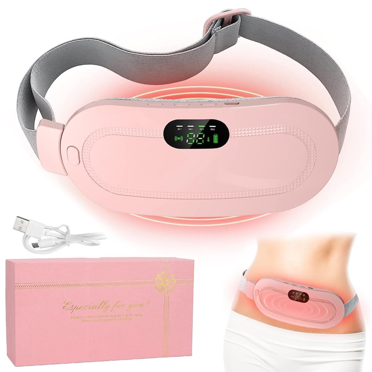 Portable Cordless Heating Pad Waist Belt product image 1