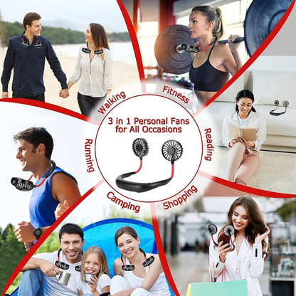 Portable Hanging Neck Fan, Hands-Free product image 6