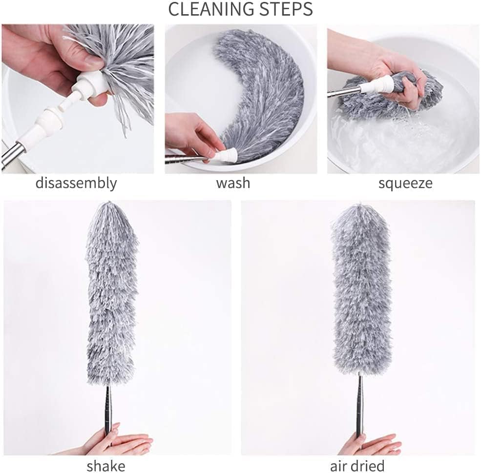 Flexible Fan Cleaning Duster with Long Extendable Rod product image 3