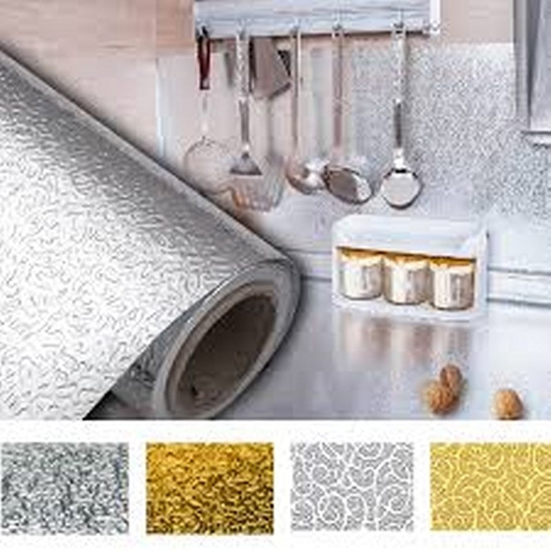 Waterproof Oil-Proof Aluminum Foil Kitchen Wall Sticker product image 9