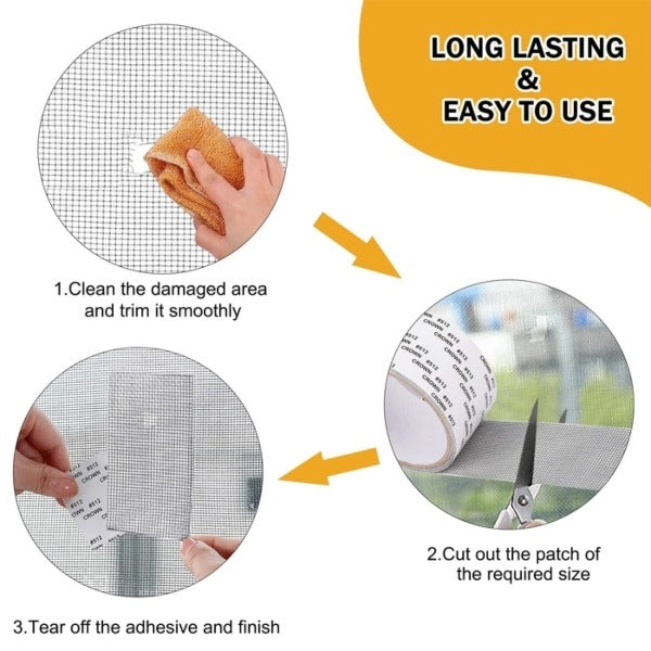 Waterproof Self-Adhesive Window Screen Repair Tape product image 8