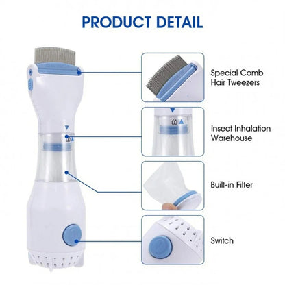 Electronic Hair and Scalp Comb with Disposable Filter System product image 5
