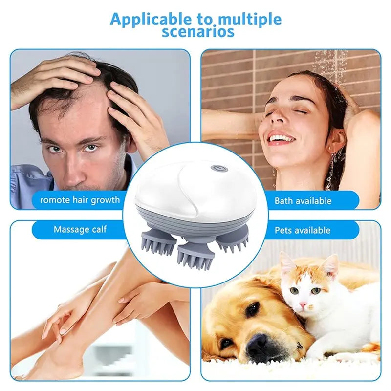 Electric Scalp Massager with Kneading & Vibration product image 4