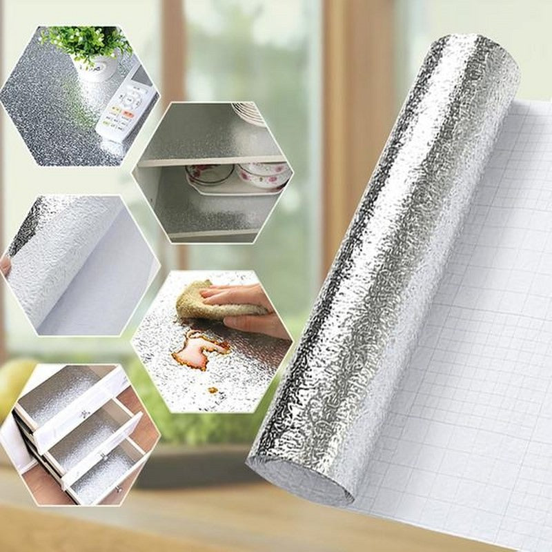 Waterproof Oil-Proof Aluminum Foil Kitchen Wall Sticker product image 10