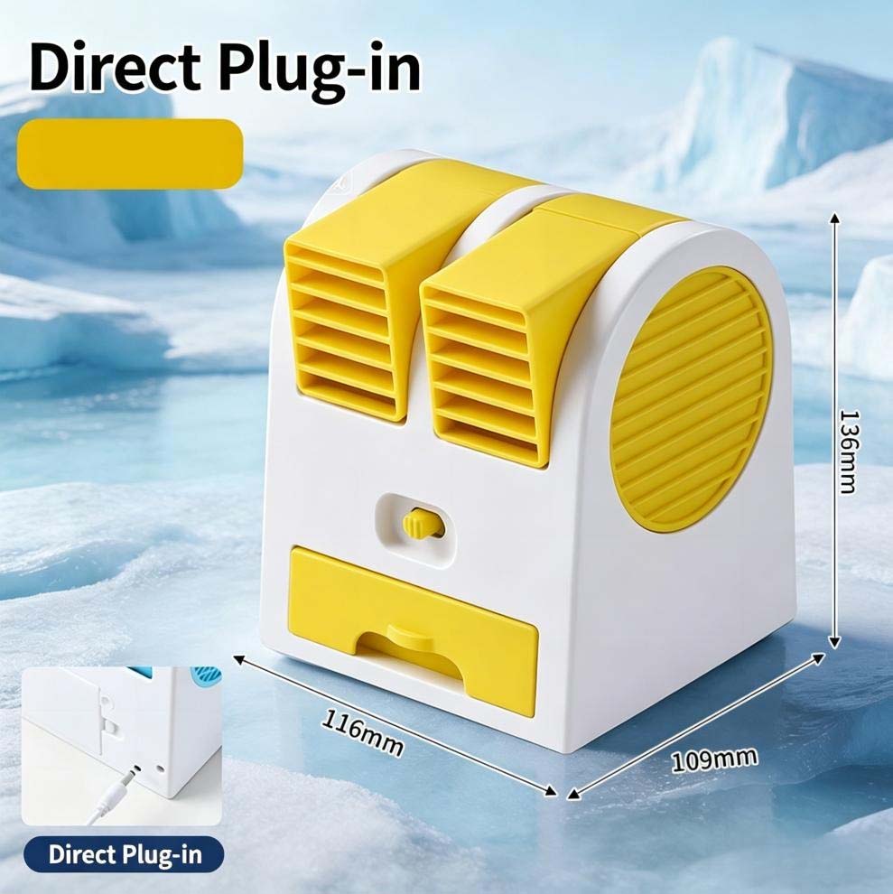 Portable USB Mini Air Cooler Fan with Water Cooling Function (Multi-Colour) product image 8