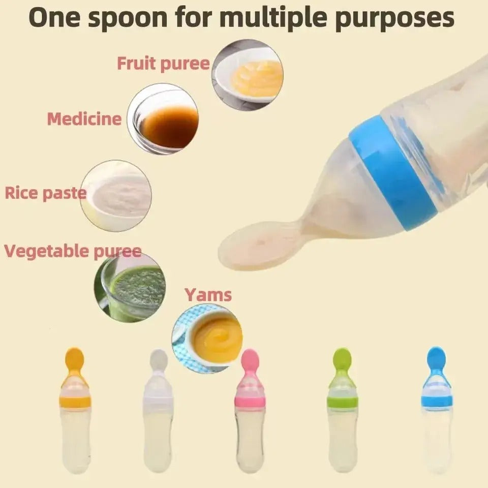 Silicone Baby Spoon Feeder Bottle product image 4