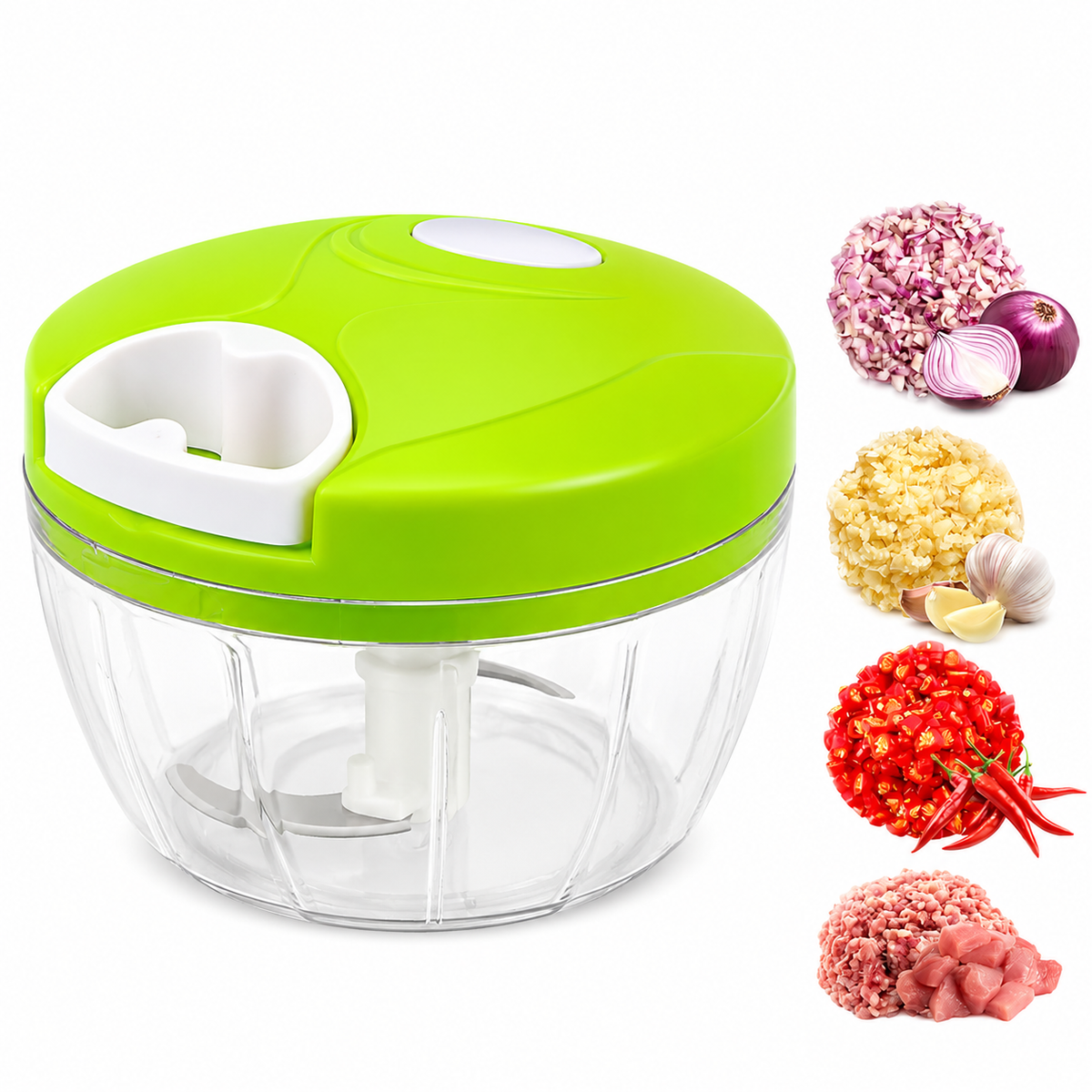 Manual Vegetable Chopper with Pull Cord product image 2