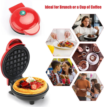 Mini Waffle Maker with Non-Stick Cooking Plates product image 5