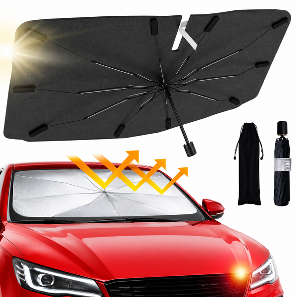 Foldable Windshield Sun Shade Umbrella for Cars product image 1