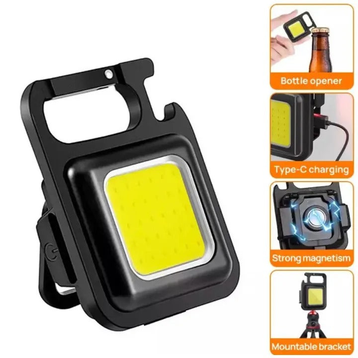 COB LED Rechargeable Keychain Flashlight 800 Lumens product image 5