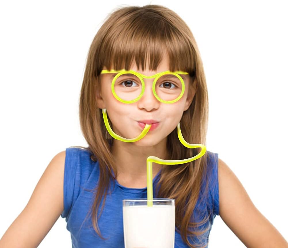 Crazy Glasses Drinking Straws for Kids & Adults product image 2