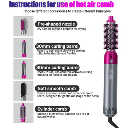 5-in-1 Hair Styler and Dryer Brush Set product image 8