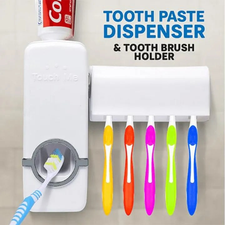 Wall Mounted Toothpaste Dispenser and Toothbrush Holder product image 5