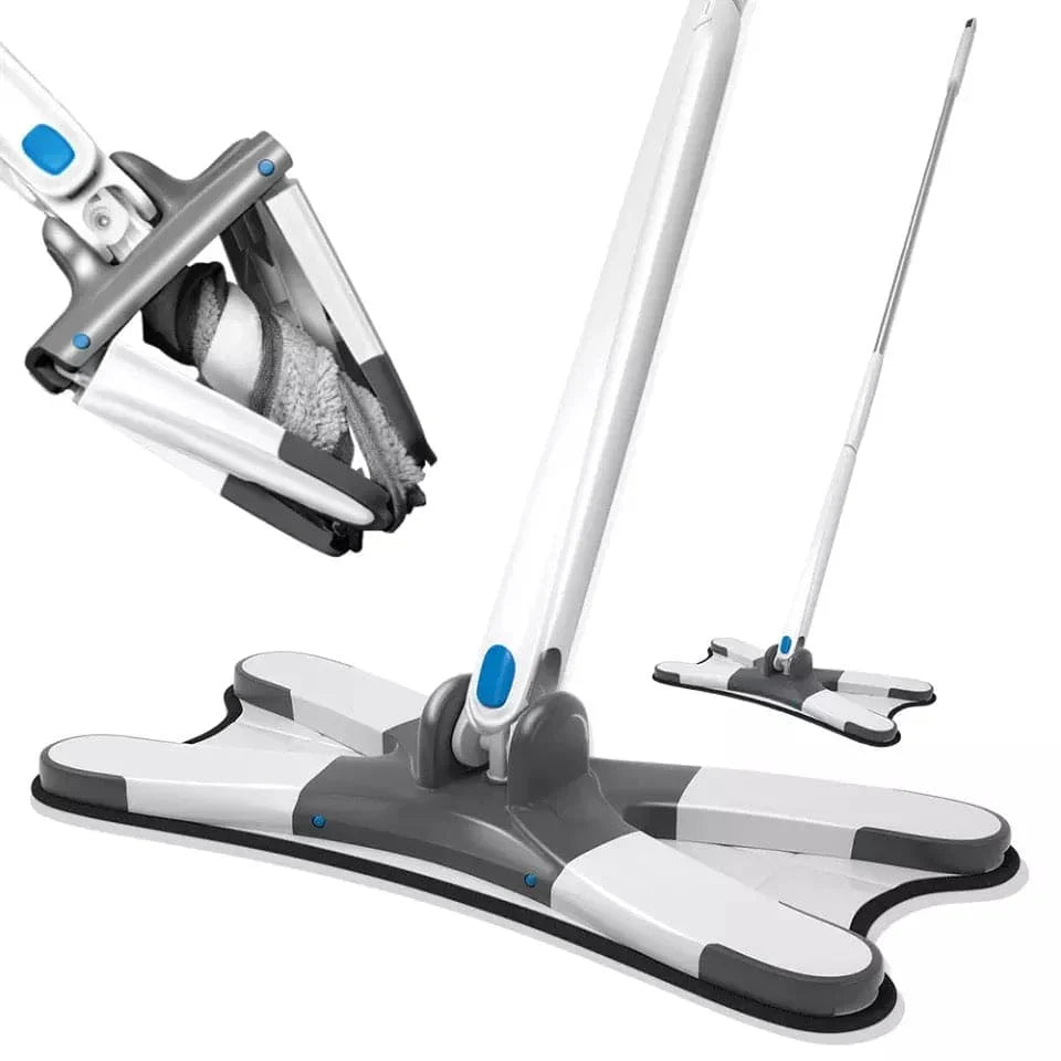 Twisted X-Type Microfiber Floor Mop with Self-Wringing System product image 1
