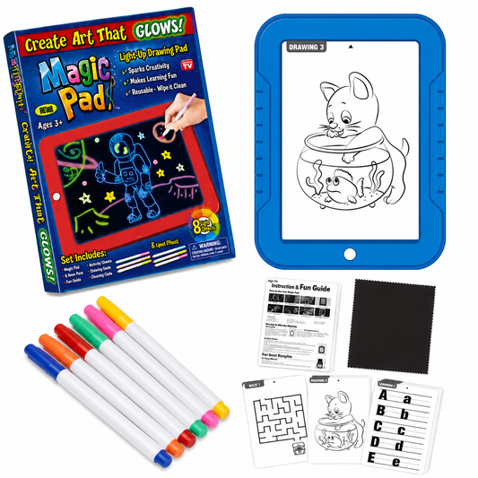 Kids Learning Magic Drawing Pad with LED Light Board product image 1