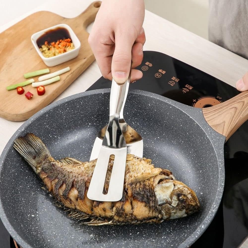 3-in-1 Stainless Steel Cooking Tongs Spatula product image 5